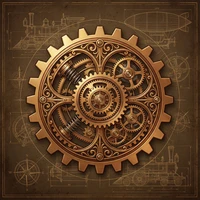 澳门六合蒸汽朋克齿轮标志